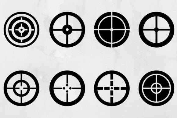 Aim Sniper Silhouette SVG for Bold Branding Graphics