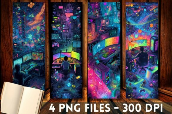 Futuristic Gaming Setup Desktop Bookmark Review