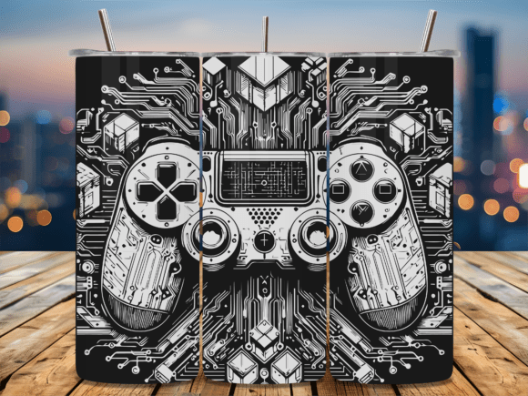 Geometric Gaming Controller Embroidery Review
