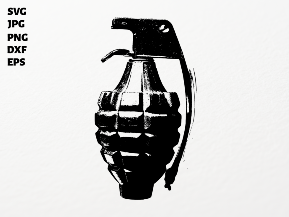 Grenade SVG for Cricut Sublimation PNG: Bold Graphics for Crafts