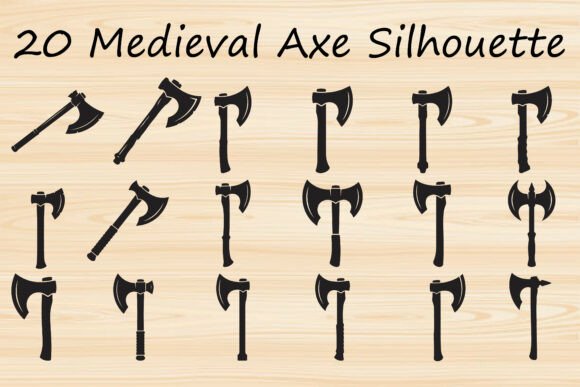 Medieval Axe Silhouette: A Crafts and Graphics Review