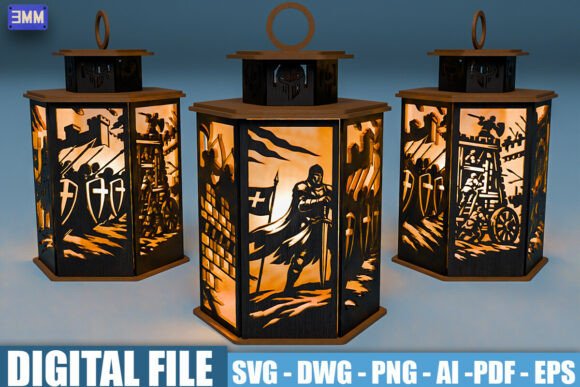 Medieval Siege Lantern SVG Review for Graphics and Crafts