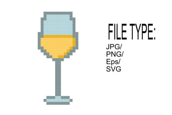 Refreshing Orange Drink Pixel Art Illust for Handmade Projects