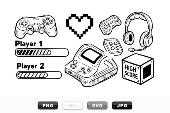 Retro Gaming Clipart Bundle Review