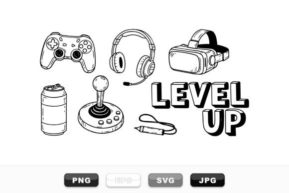 Retro Gaming Vector Clipart Set Review