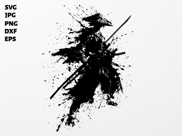 Samurai Warrior Art SVG for Cricut Graphics and Crafts