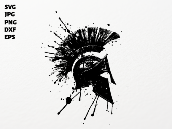 Spartan Warrior Helmet SVG for Cricut: Graphics & Crafts